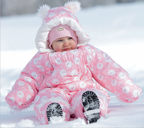 Зимний костюм для новорожденного